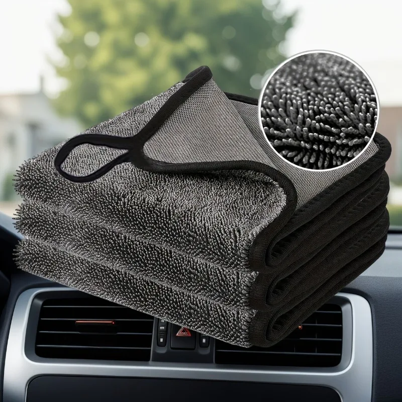 Microfiber Towel Detailing - 500GSM Car Care Wash Towel Ultra-Absorbent