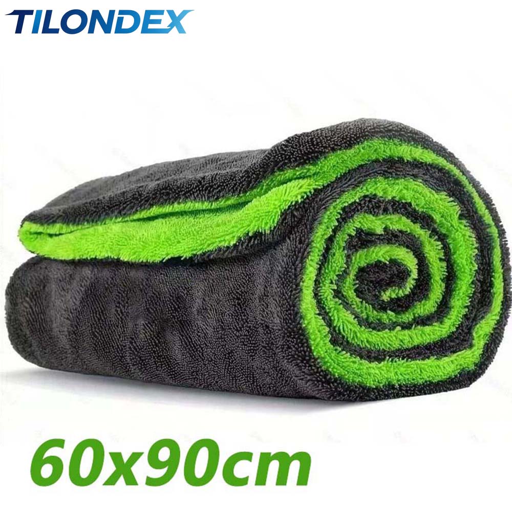 1PC 1000GSM Dual-Sided Microfi - Microfiber Towel Detailing ulasan dan harga